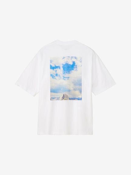 新品 2025年春夏モデル THE NORTH FACE (ザノースフェイス) Mサイズ ビッグシルエット ヨセミテシーナリーティー (W2) ホワイト2 NT32436