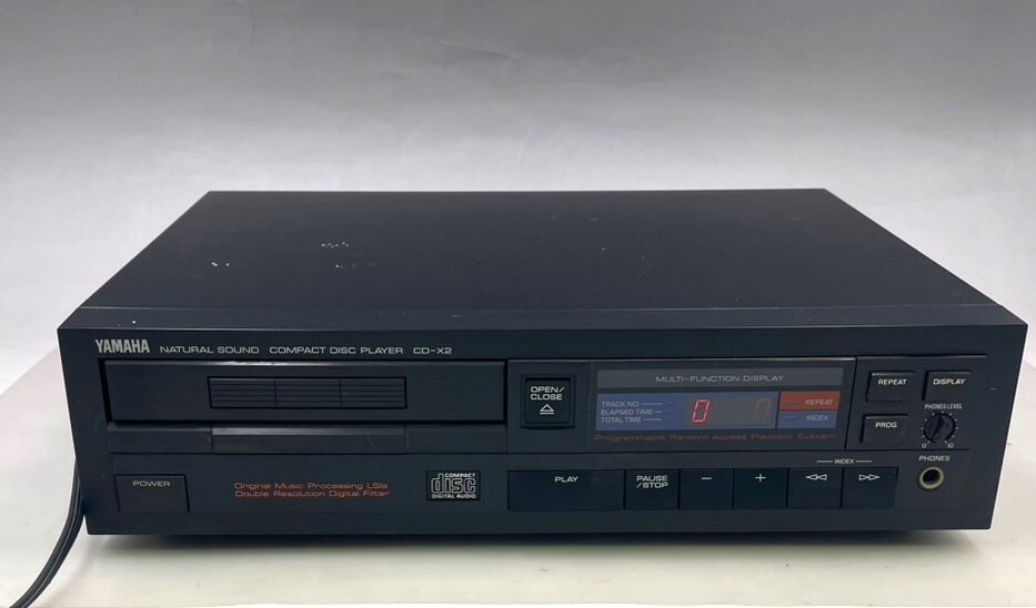  электризация подтверждено Yamaha YAMAHA CD-X2 CD плеер аудио акустическое оборудование Vintage аудио музыка машинное оборудование Showa Retro Vintage 