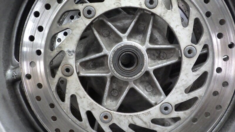 RGA-37A CB750 教習車 純正 ホイール セット フロント リア 佐川2個口 送料著払い RC42-115 検索 ホンダ