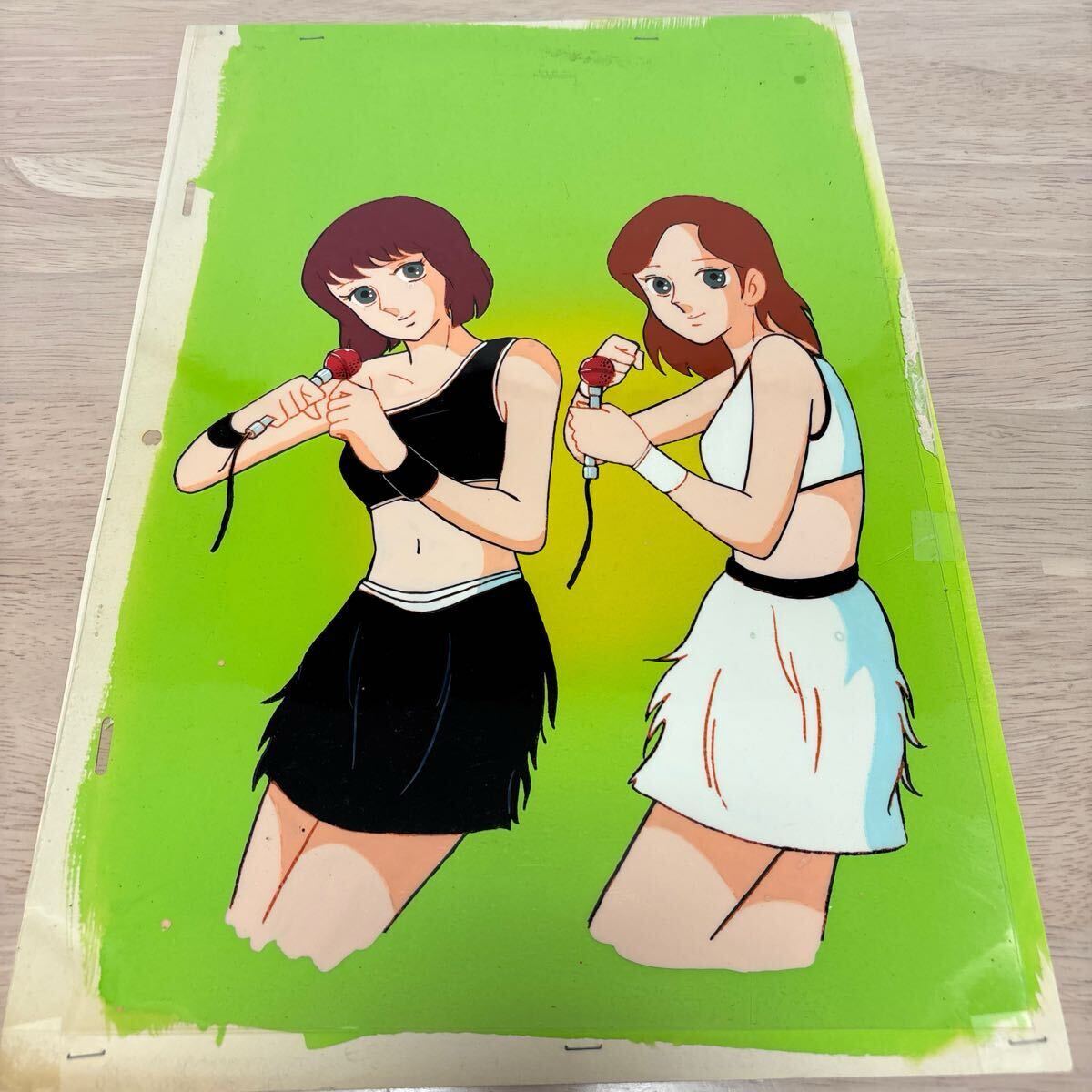 セル畫！「ピンクレディー物語」-栄光の天使たち- 1978年10月?1976年6月東京12チャンネルにて放送された。37×26cm②