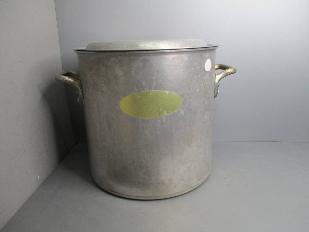 USED★AKAO★アカオ 蓋付 寸胴鍋 33cm 