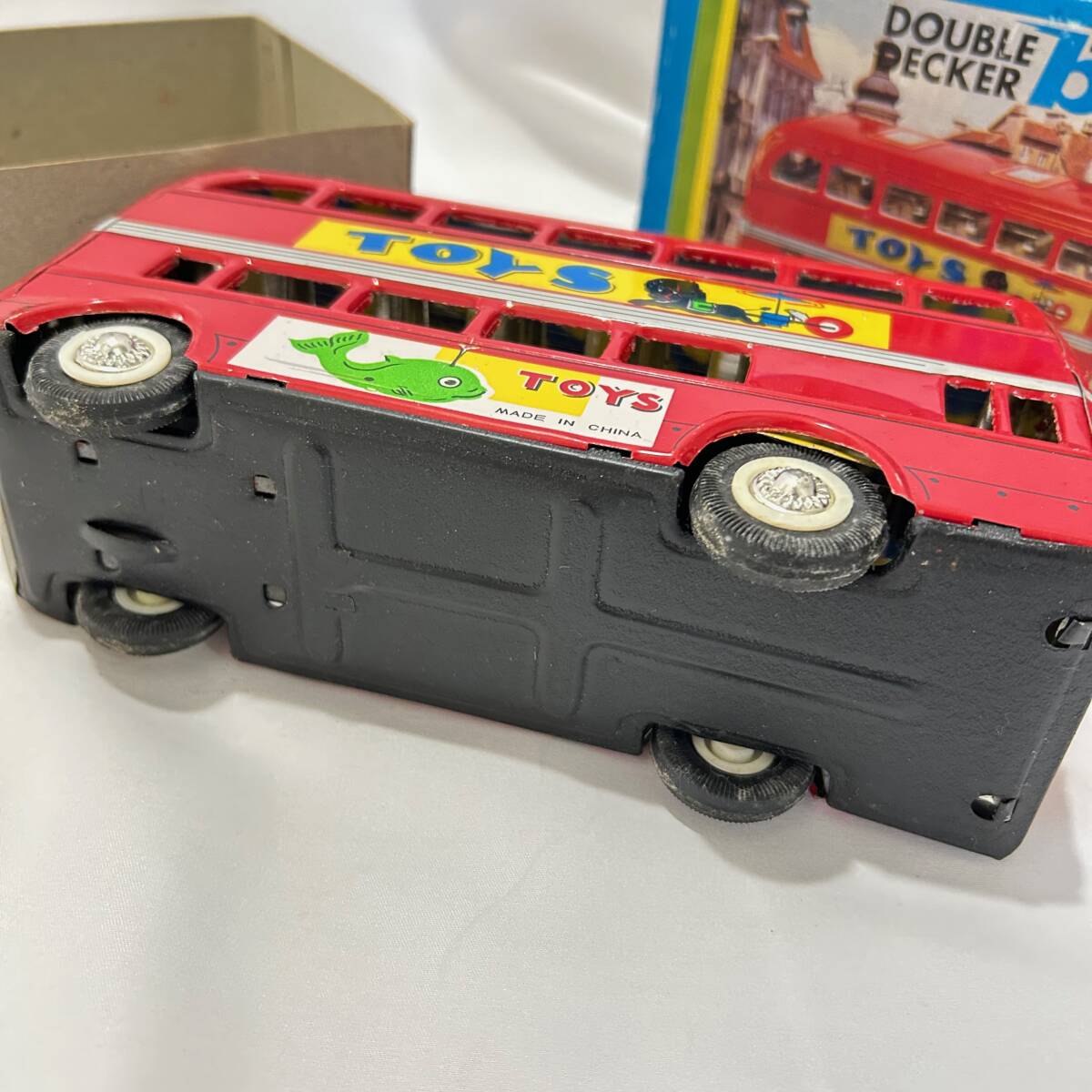 ブリキ TOYS バス ロンドンバス 2階建てバス