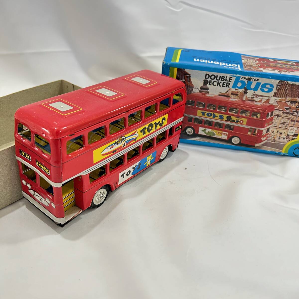 ブリキ TOYS バス ロンドンバス 2階建てバス
