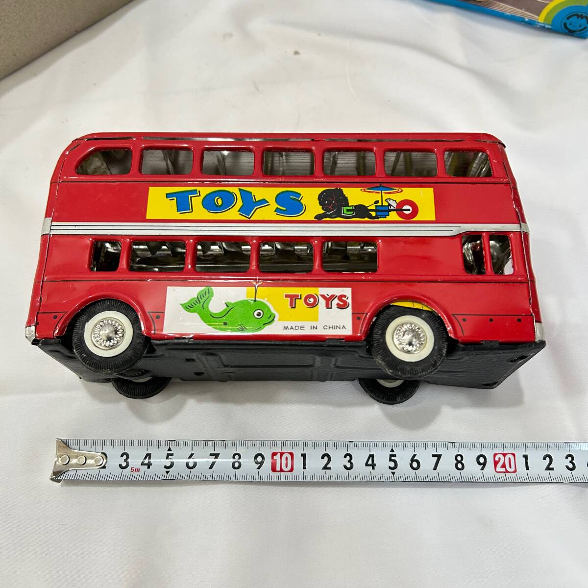 ブリキ TOYS バス ロンドンバス 2階建てバス