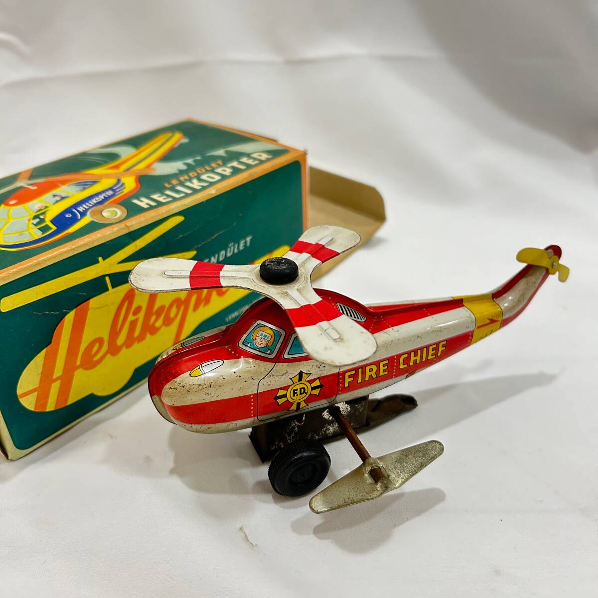 ブリキ ヘリコプター 日本制 FIRE CHIEF