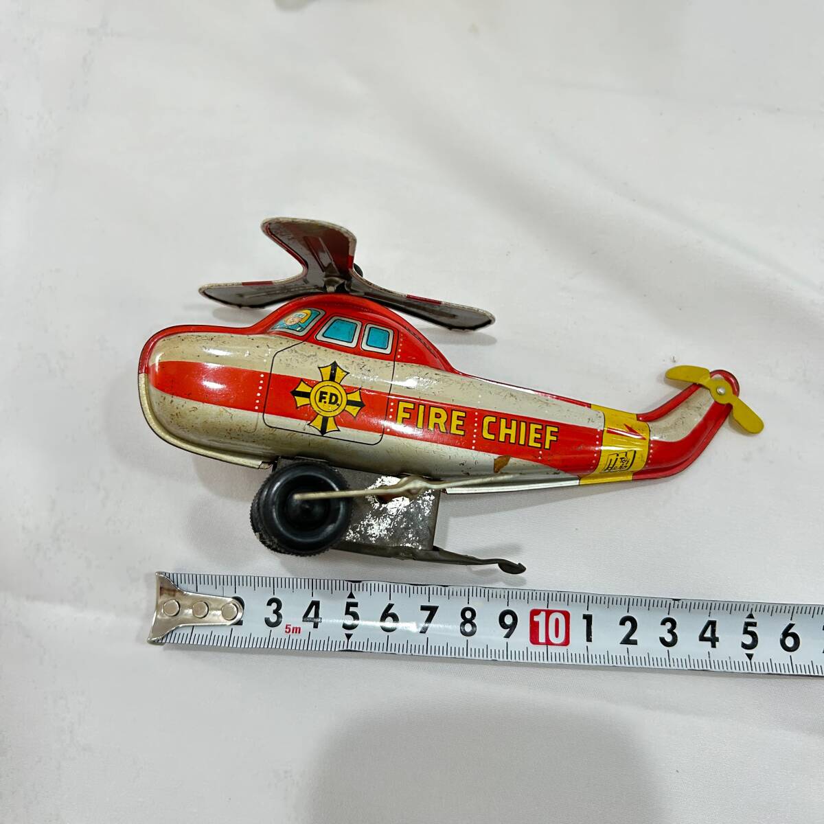 ブリキ ヘリコプター 日本制 FIRE CHIEF