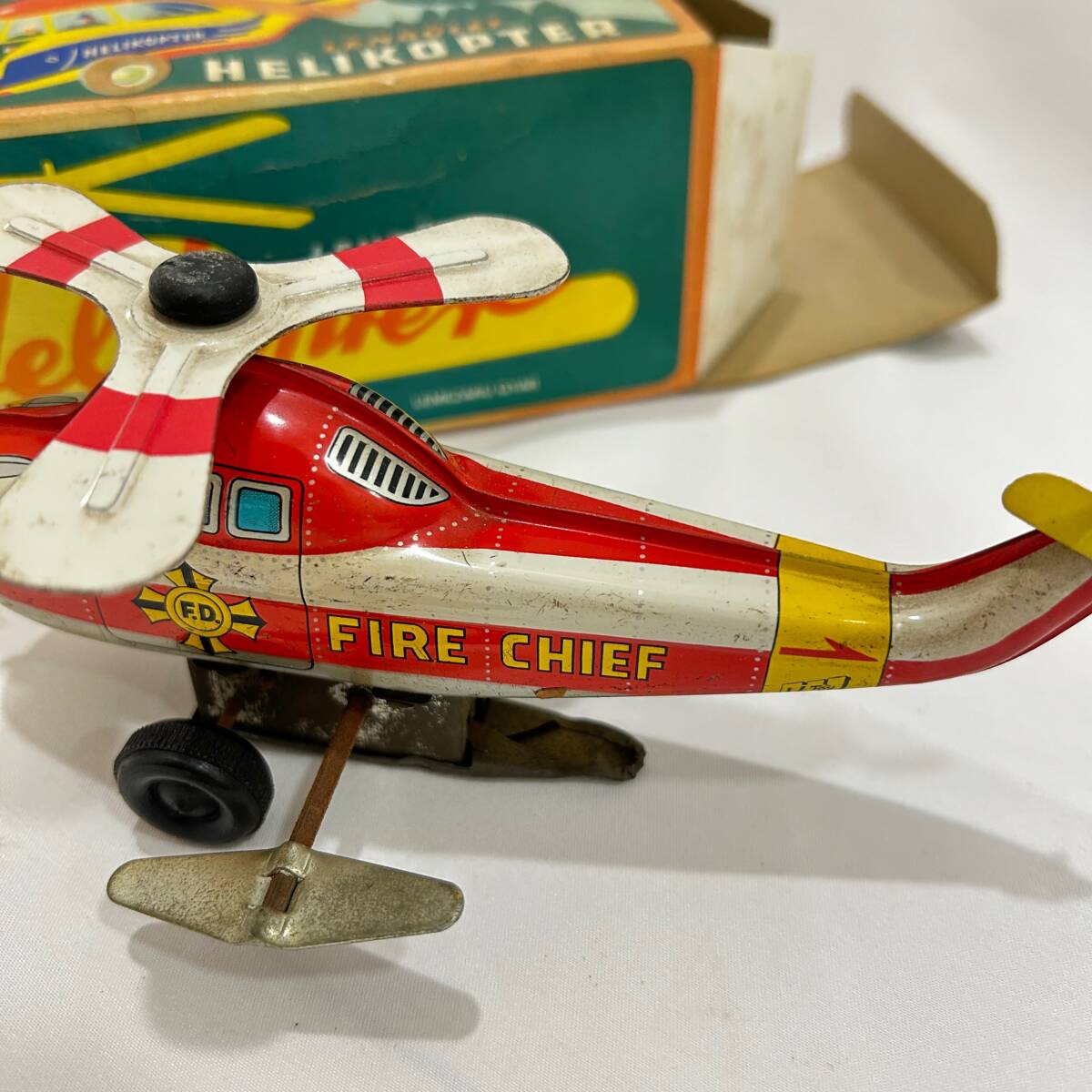 ブリキ ヘリコプター 日本制 FIRE CHIEF