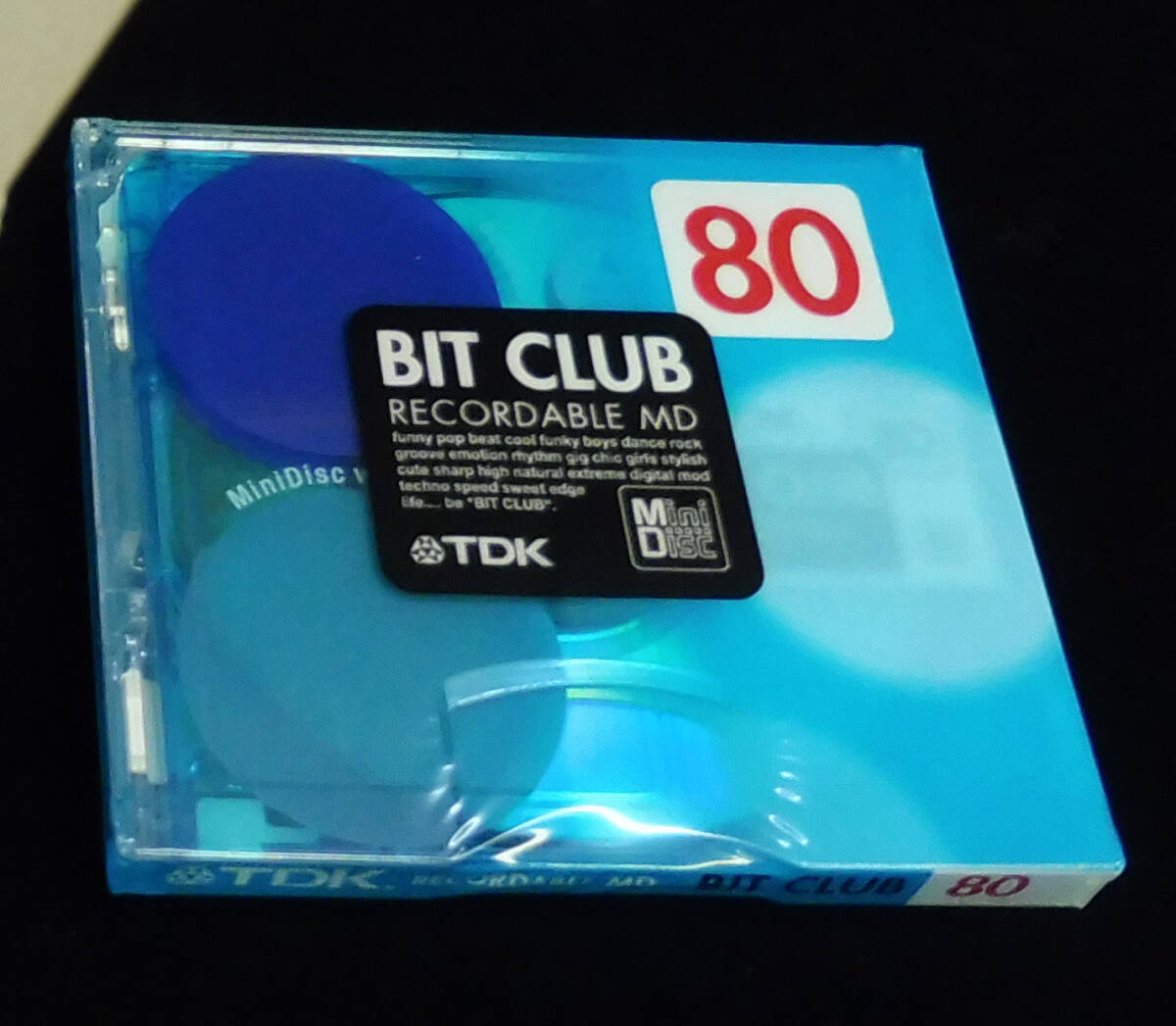 【新品未開封】MDディスク★MD TDK BIT CLUB 80 ★10枚セット★日本製 高品質ディスク&耐熱 高精度シェル 入手困難 Mini Disc Bit Balloon_画像2