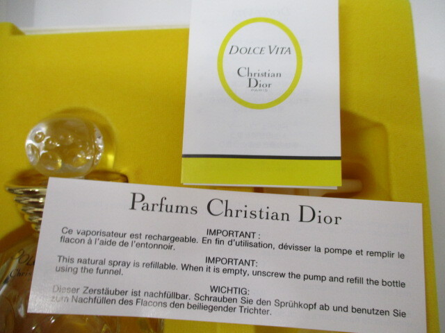 (1184) Christian Dior クリスチャン?ディオール DOLCE VITA ドルチェ ヴィータ 50ml 小物セット 現(xiàn)狀品