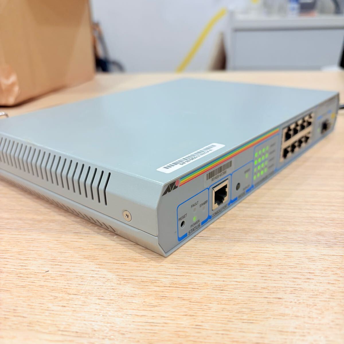 E758a ride teresisAllied Telesis 8 порт Giga bit интеллектуальный переключатель CentreCOM GS908M V2 переключатель ступица сообщение оборудование 