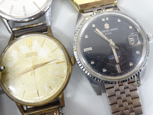 ジャンク 11點(diǎn)セット まとめて シチズン カレンダー オリエント AAA MORTIMA VULCAIN GRAND PRIX ジュべニア 他 手巻き 腕時(shí)計(jì)