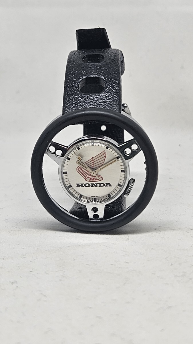 送料無料　HONDA　手巻き　時計　不動　ハンドル 腕時計