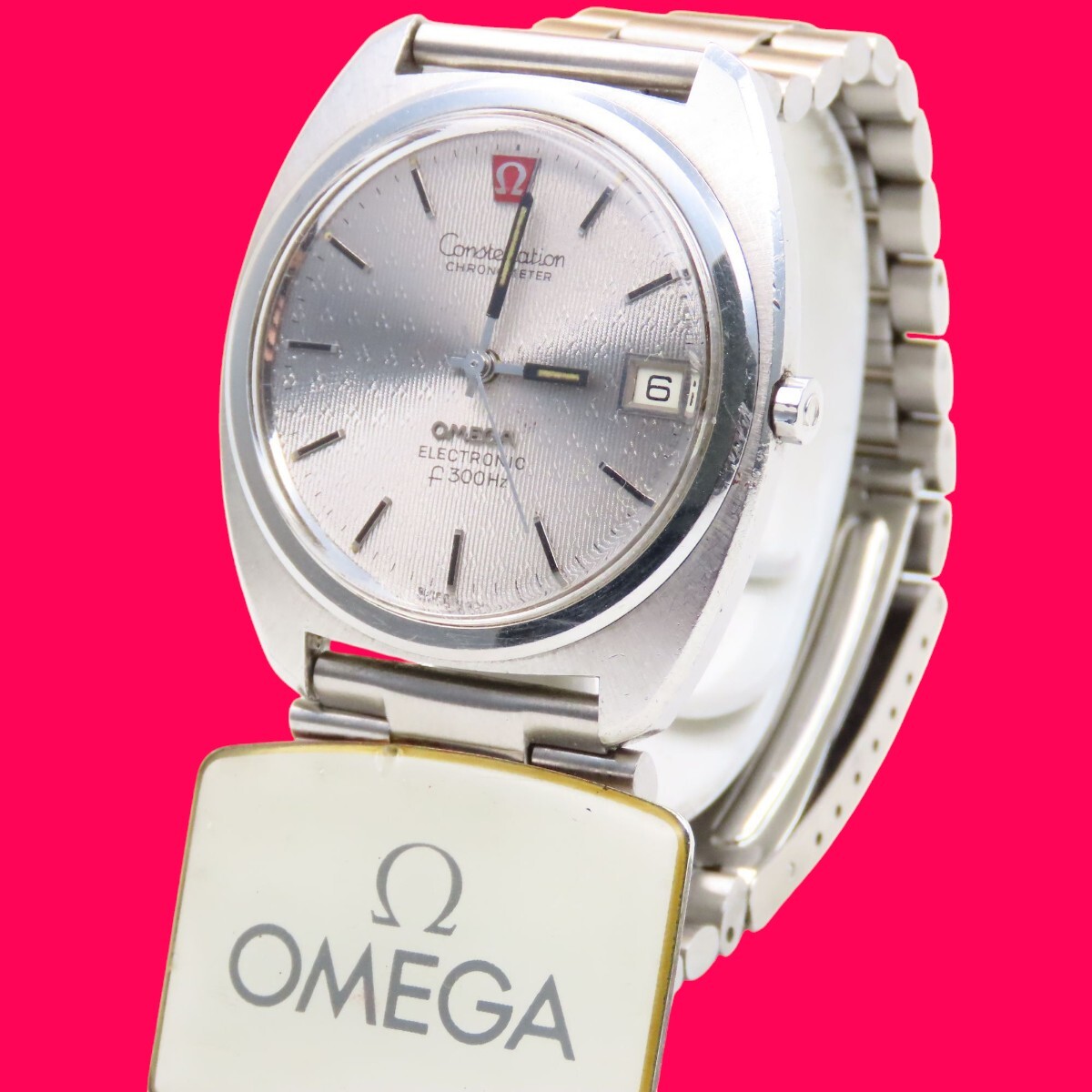 ■?価格高騰! 資産価値！稼働 電池新品高級(jí)超レア！ビンテージ！ OMEGA オメガ Constellation コンステレーション ELECTRONIC f300Hz音叉