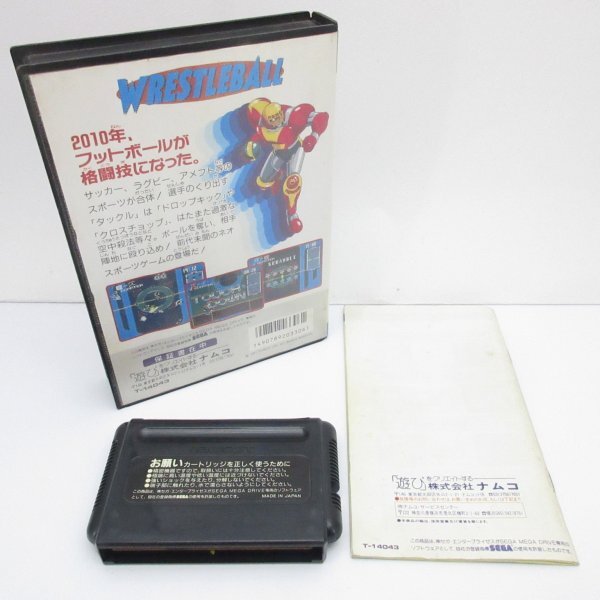 resru мяч WRESTLEBALL коробка * инструкция oM2 Mega Drive MD слежение есть работа OK