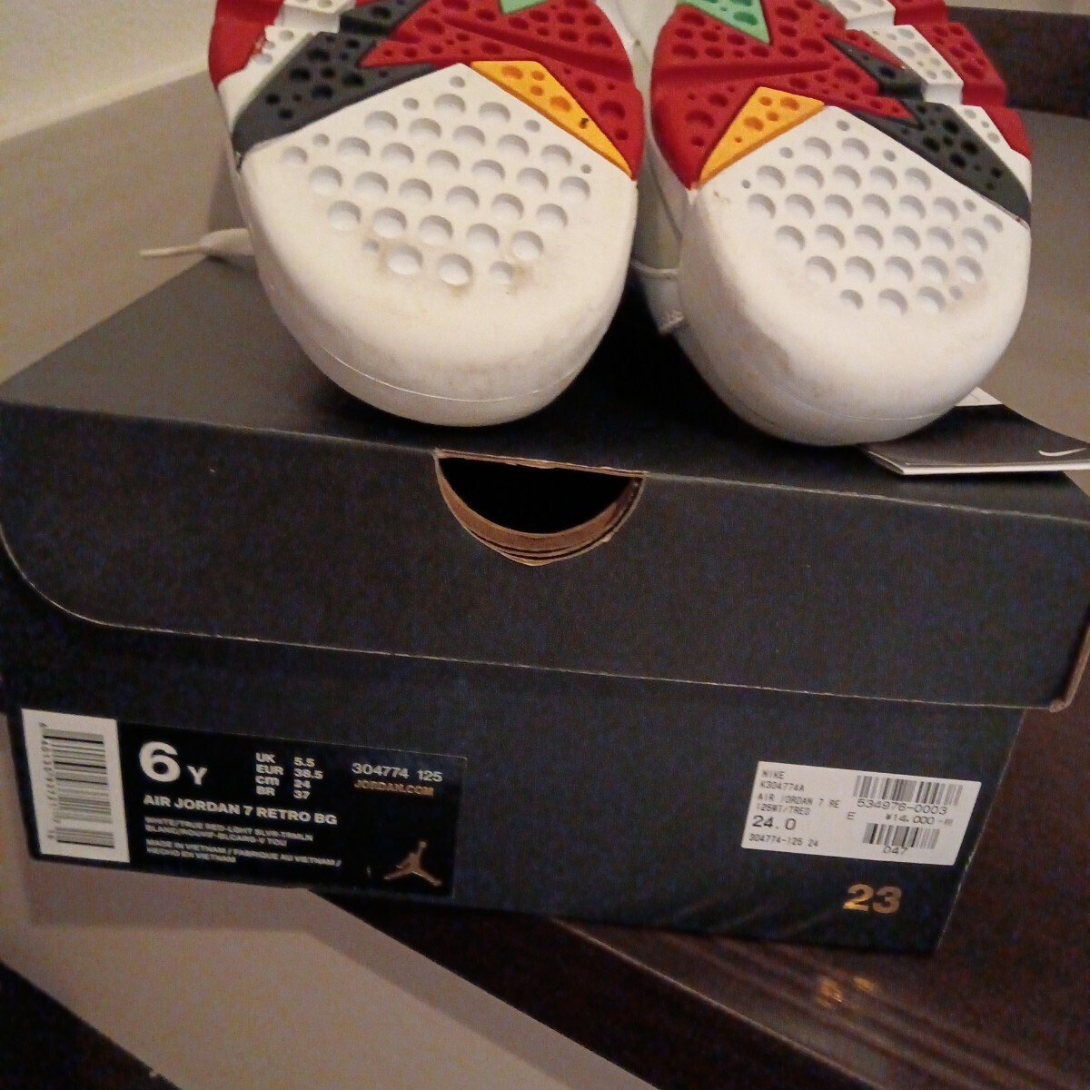  воздушный Jordan 7 air jordan 7 retro 304775-125 US9.5 24cm