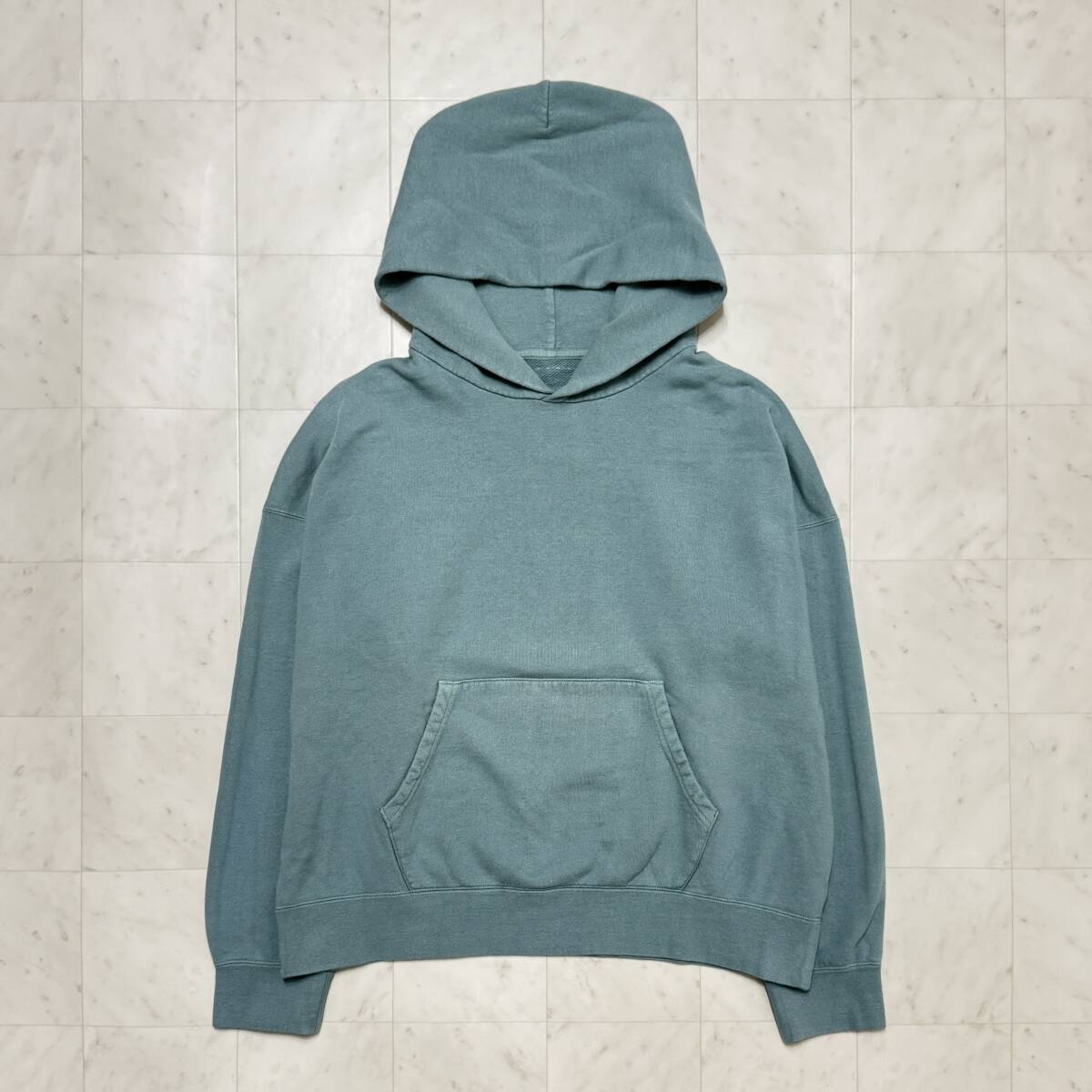 【美品】VISVIM ビズビム【0121205010008】21AW AMPLUS HOODIE P.O. (V.D.) パーカー LT.GREEN サイズ2