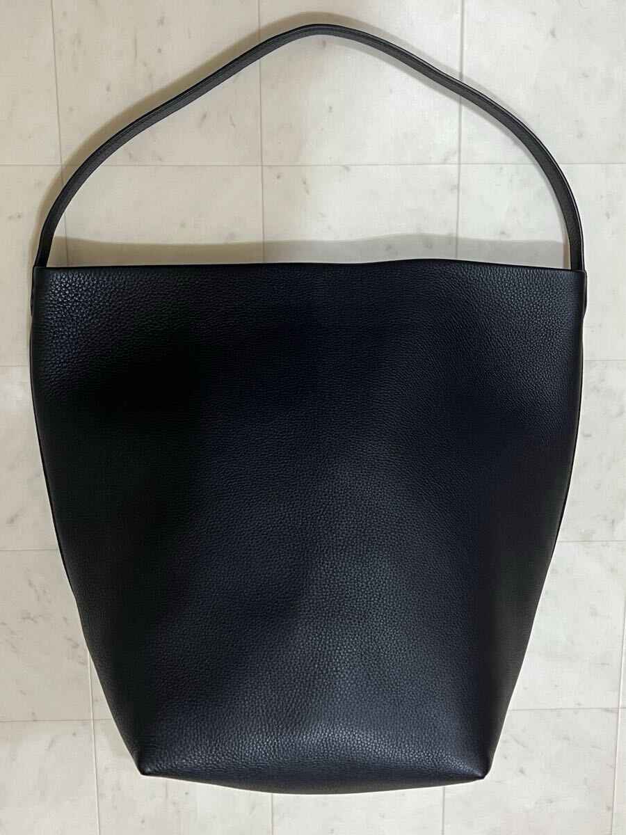 【極美品】THE ROW ザロウ【N/S Park Tote】グレインカーフスキン クラッシック トートバッグ 参考定価399,000円