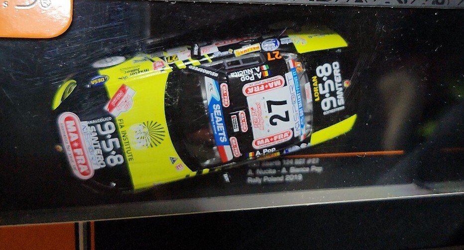 イクソ 1/43フィアット アバルト 124 RGT 2019年P(guān)OPラリー?ポーランド A.Nucita / A.Bianca #27 [RAM718