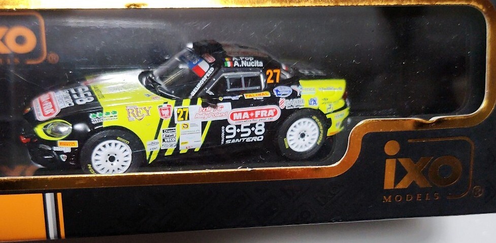 イクソ 1/43フィアット アバルト 124 RGT 2019年P(guān)OPラリー?ポーランド A.Nucita / A.Bianca #27 [RAM718