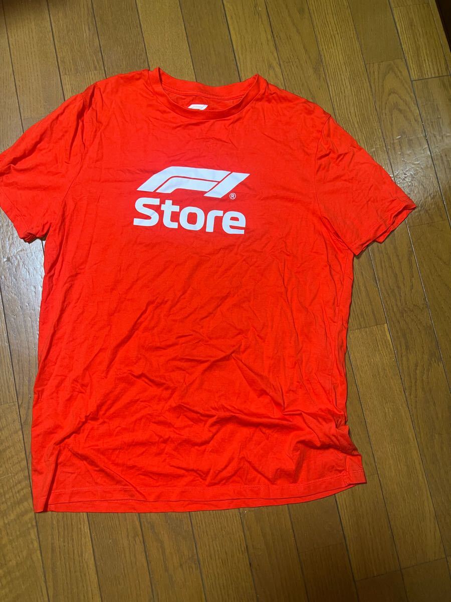 F1 OFIAIAL PRODUCT F1 Store Tシャツ赤_画像1