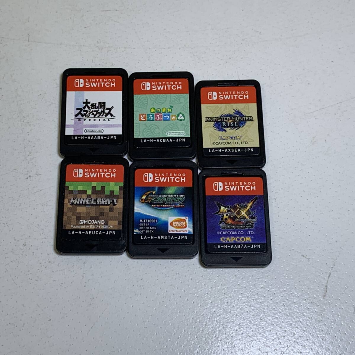 07w41143 ☆1円~ Nintendo switch ソフトのみ 6タイトル セット