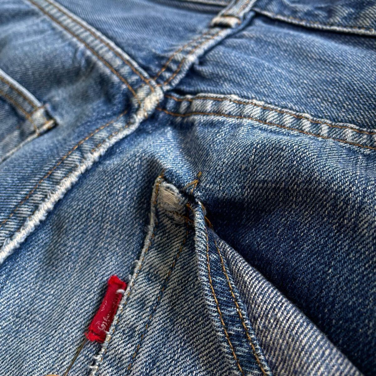 ゴールデンサイズ?66前期 70s USA制 Levis 501 オリジナル ビンテージ ヒゲ ペンキ リーバイス 501 66前期 デニムパンツ