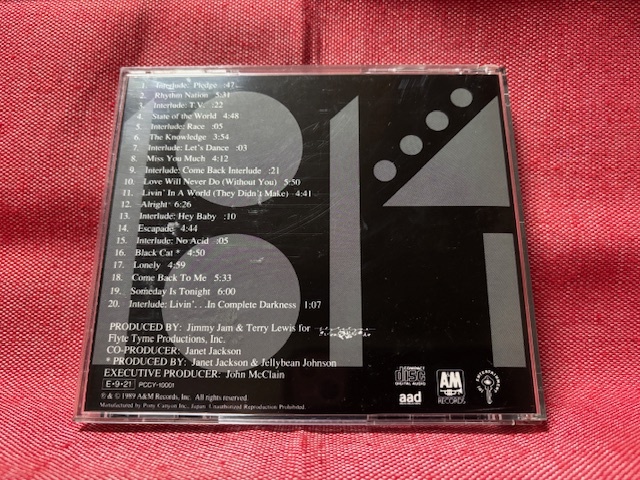 CD★ジャネット ジャクソン RHYRHM NATION JANET JACKSON★国内版・中古品・即決有_画像2