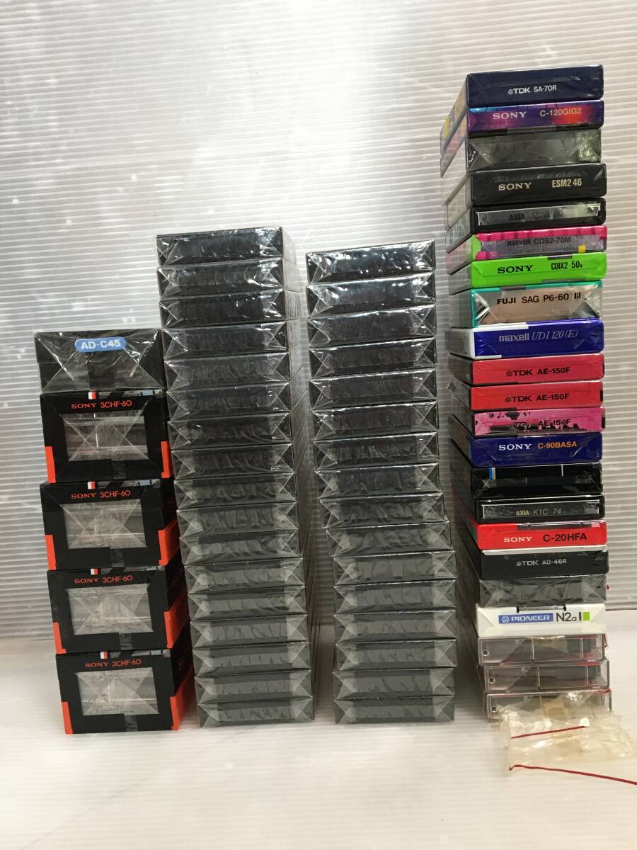 □ K032 □ 未使用 未開封 カセット テープ 68本まとめ セット ハイポジ HIGH POSITION ノーマル maxell TDK SONY AXIA SA-C45 GiG-2 J'Z2 