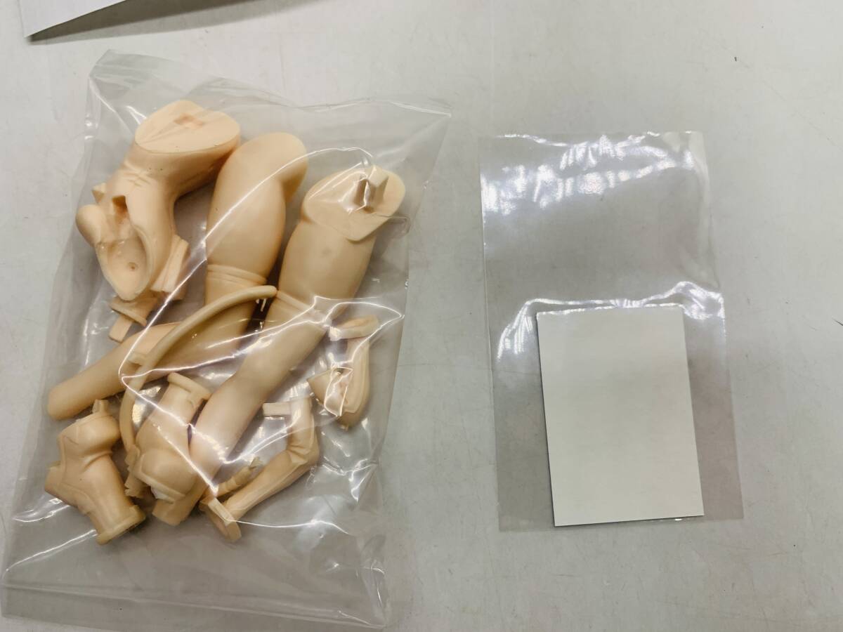 未使用?未涂料 エヴァンゲリオンぐりむろっく!PLUS 綾波レイ （成形色ライトベージュ） 1/8 カラーレジンキャストキット ガレキ 黒箱