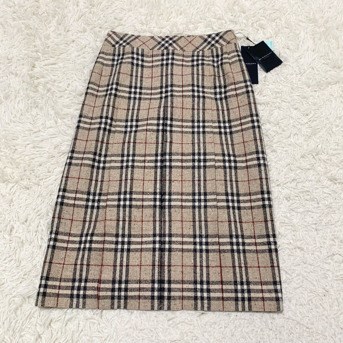 【新品 定価46000円】バーバリーロンドン ロングスカート ノバチェック （M） BURBERRY LONDON チェック柄