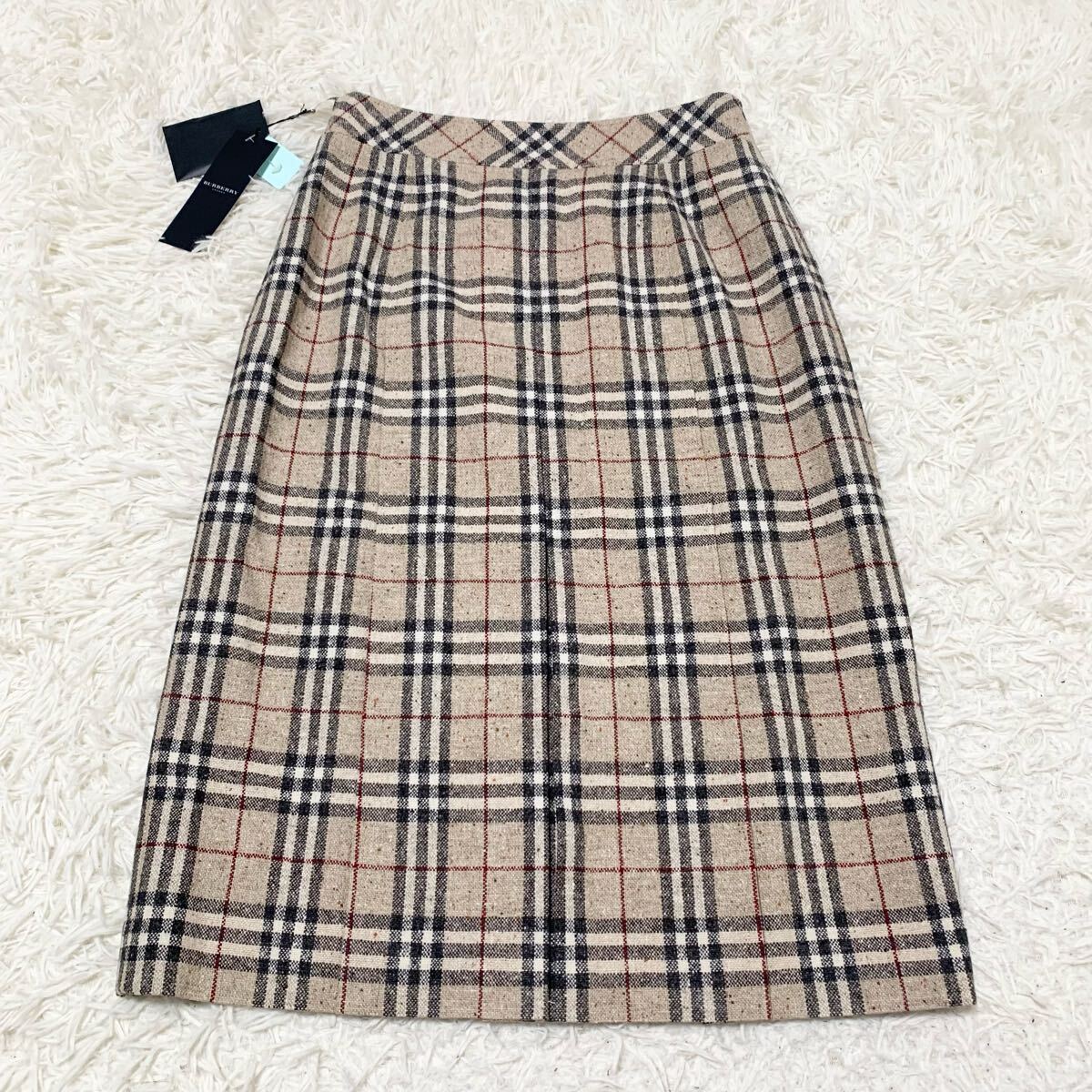 【新品 定価46000円】バーバリーロンドン ロングスカート ノバチェック （M） BURBERRY LONDON チェック柄