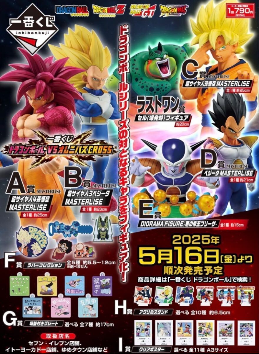 一番くじ ドラゴンボール VSオムニバスCROSS 全賞コンプリート