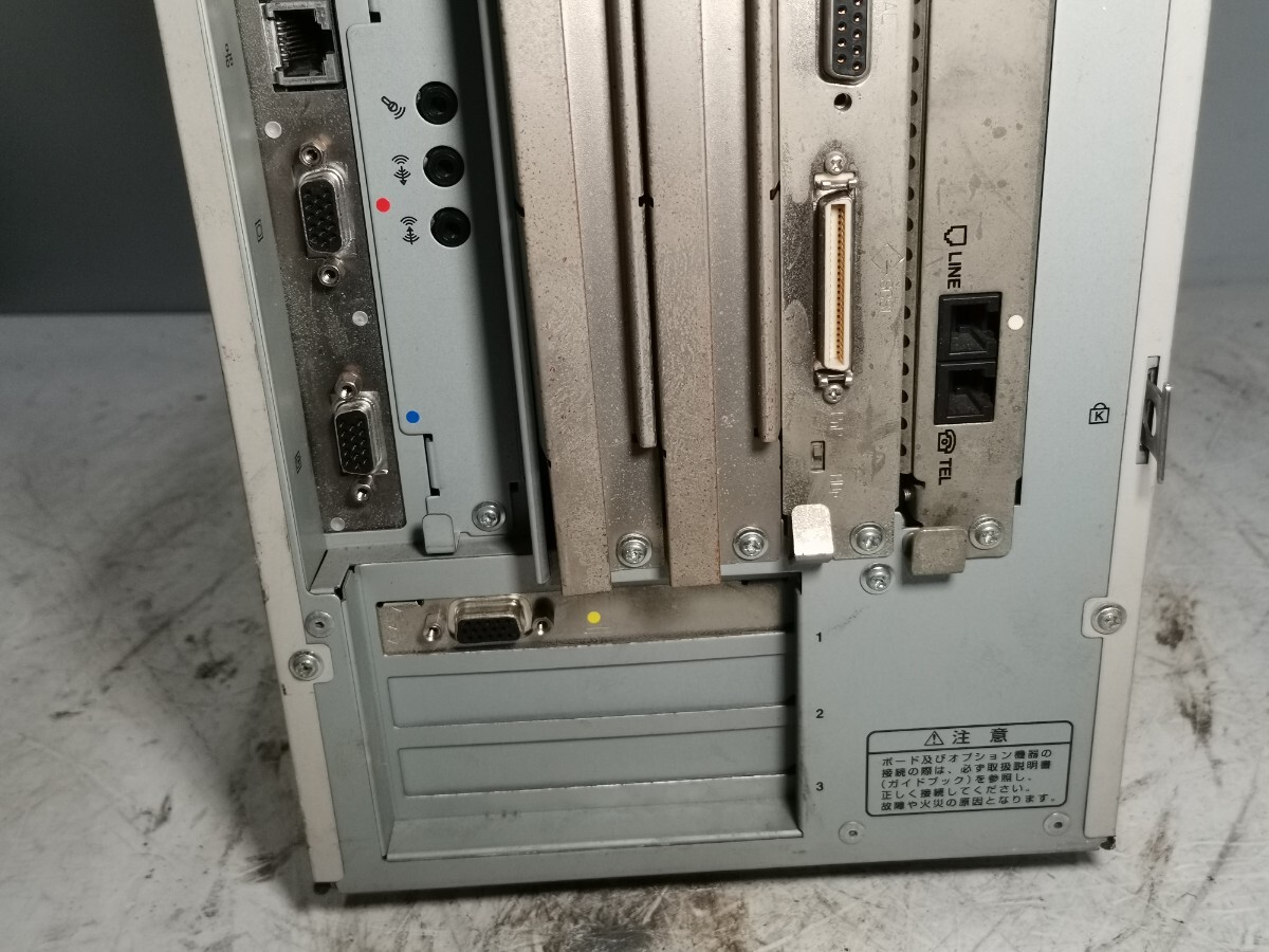 NEC PC-9821XV20/W30 舊型PC ジャンク 出力できました