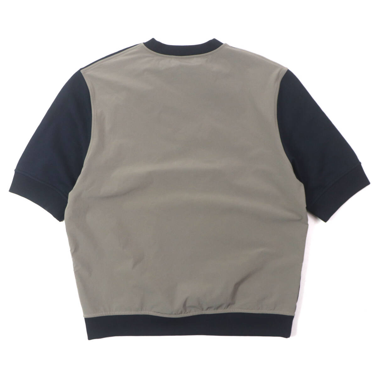 未使用品▼HERMES エルメス H457860HA MARINE セリエボタン クルーネック ショートスリーブ 半袖Tシャツ プルオーバー トップス L メンズ