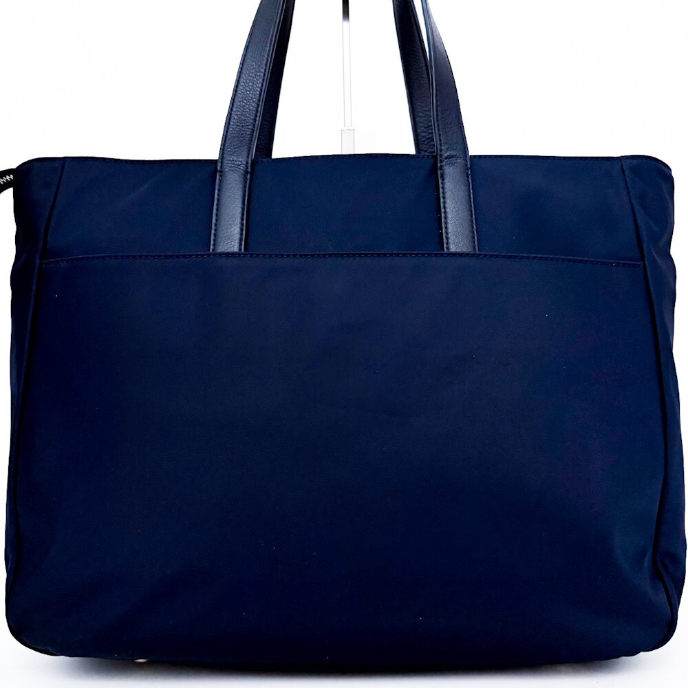 1円■超美品■入手困難色■Paul Smith ポールスミス キャンバス トートバッグ ビジネス 大容量 A4 メンズ レディース ブルー マルチカラー