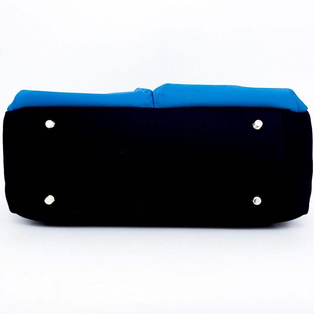 1円■超美品■入手困難色■Paul Smith ポールスミス キャンバス トートバッグ ビジネス 大容量 A4 メンズ レディース ブルー マルチカラー