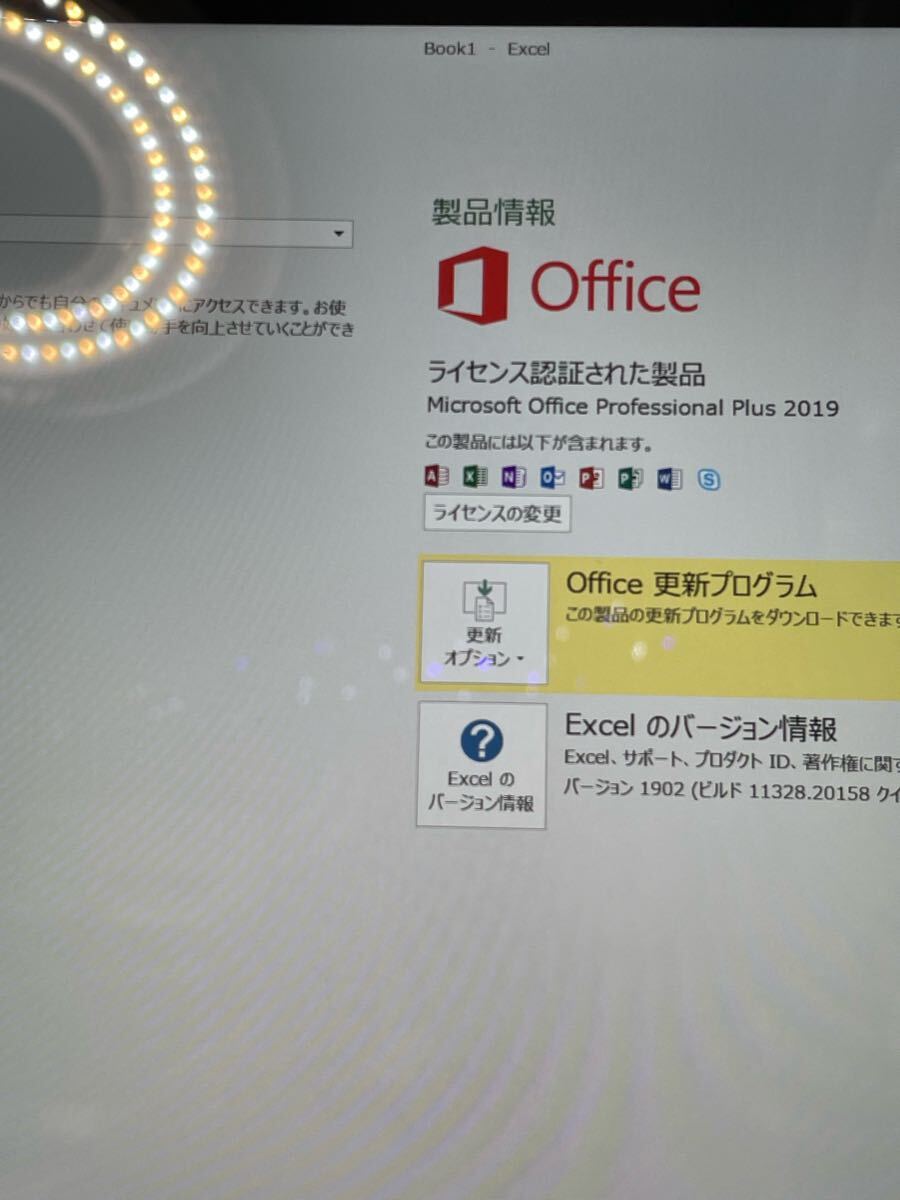 H2-1-5050201 microsoft surface go3 4GB/64GB model 1901 officer WIN10 認識済 バッテリー98.5%