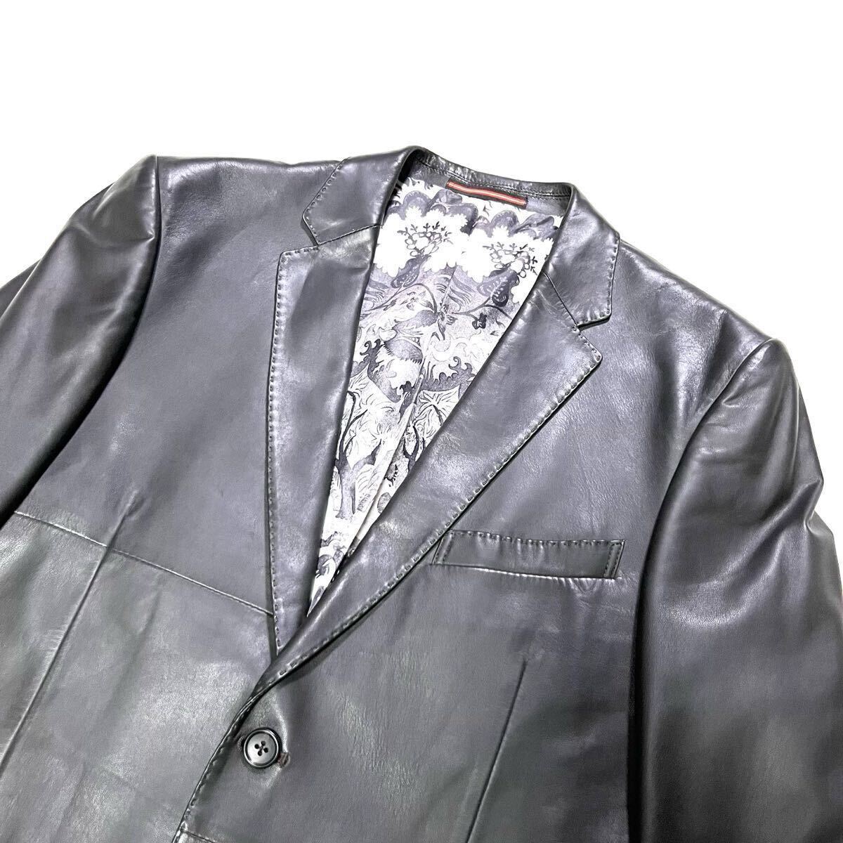 1円〜【激レア！】 ポールスミス Paul Smith ラムレザー