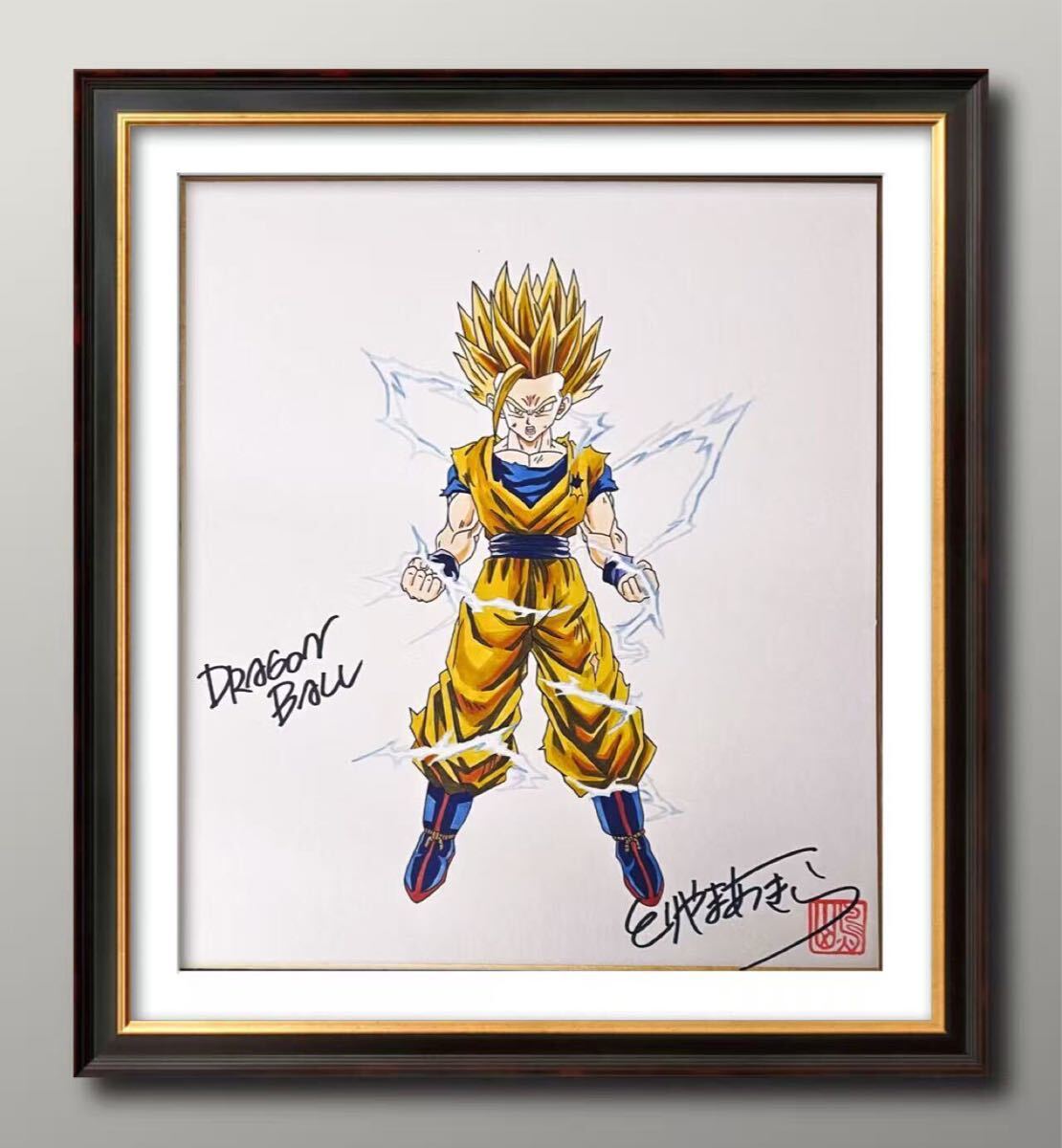 福袋 バースデイ ドラゴンボール 鳥山明 サイン色紙 サイン入り 色紙 DRAGON BALL ドラゴンボールカード