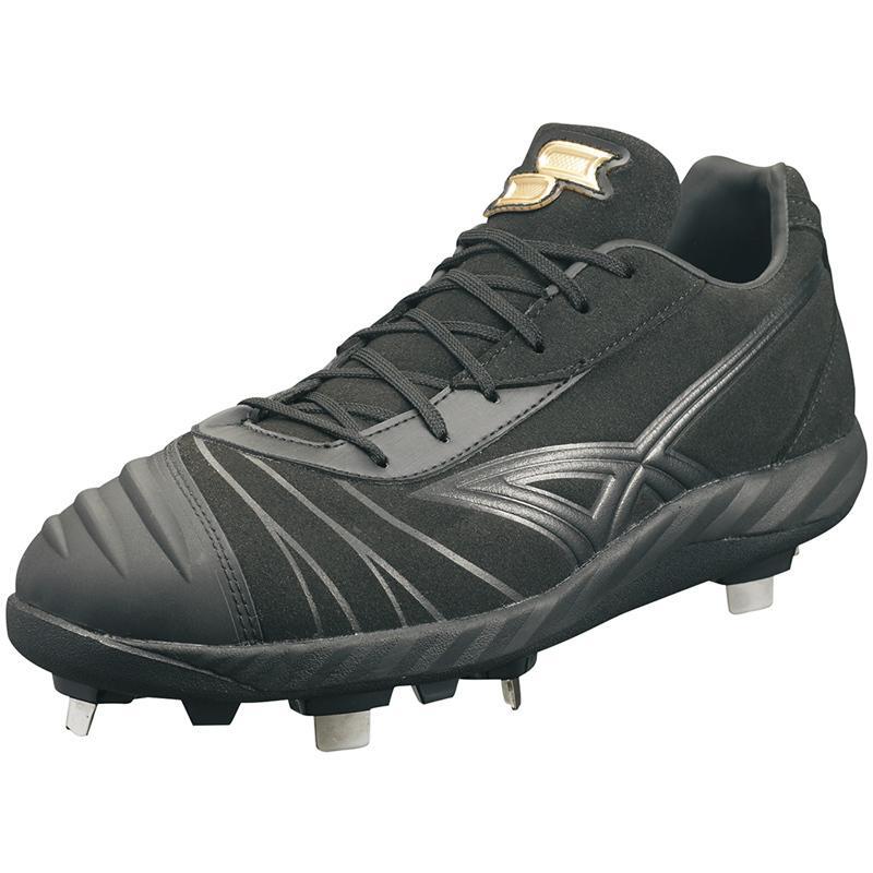 新品【SSK】エスエスケイ 金屬制スパイク プロエッジ MT-L-R esf3101lbf ブラック×ブラック 26.0cm