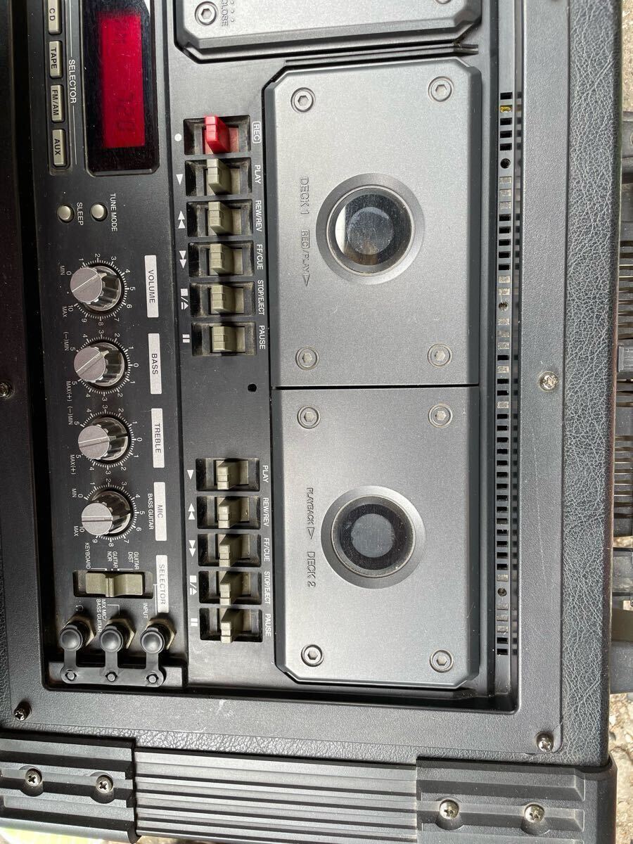 Panasonic ソニー RIDDIMVOX CDラジカセデッキ RX-PA7 作動品_画像2
