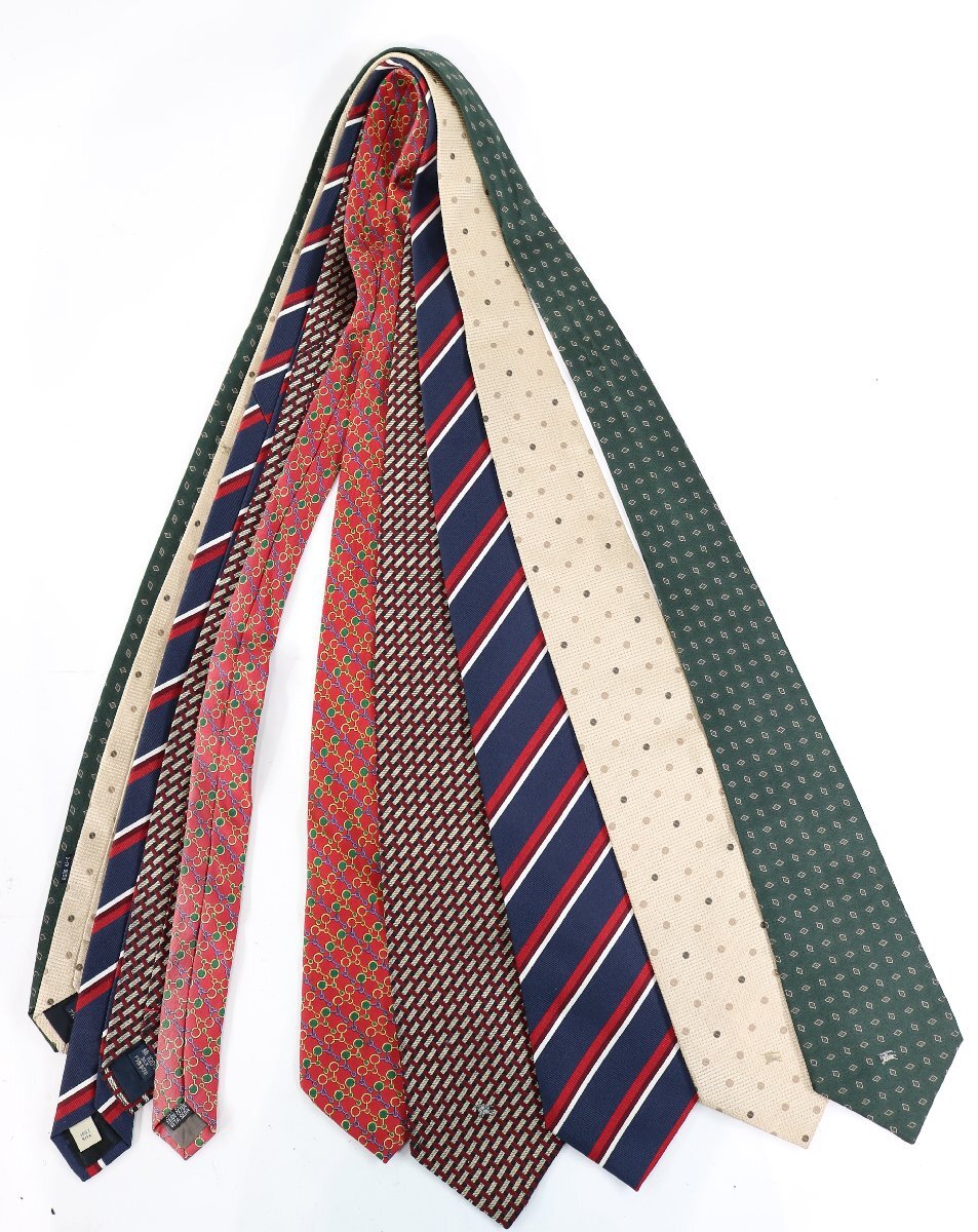 【19點】BURBERRY バーバリー BURBERRYS バーバリーズ ネクタイ 柄物 裝飾 ファッション 小物 メンズ 紳士 まとめ売り 現(xiàn)狀品 0593-SA