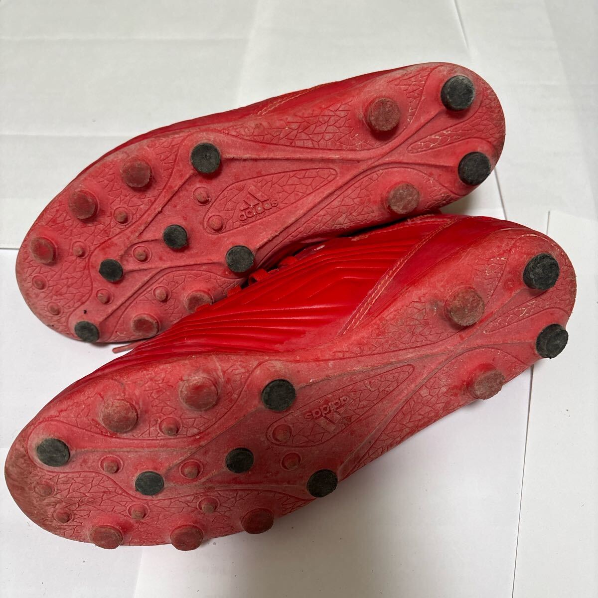 アディダスadidas Predator サッカーシューズ 赤　23.5cm