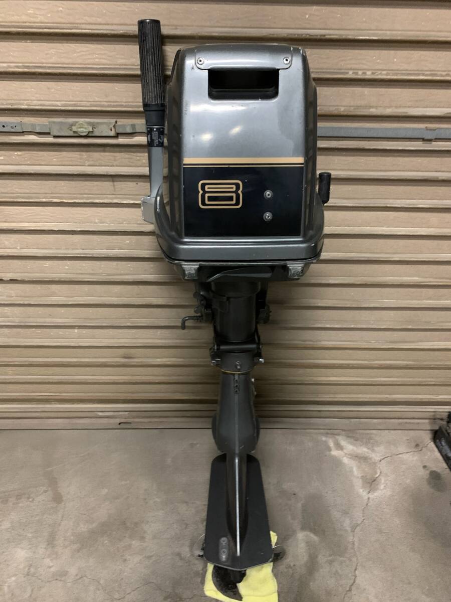 SUZUKI 2スト 8馬力 船外機 実動 燃料タンク付き