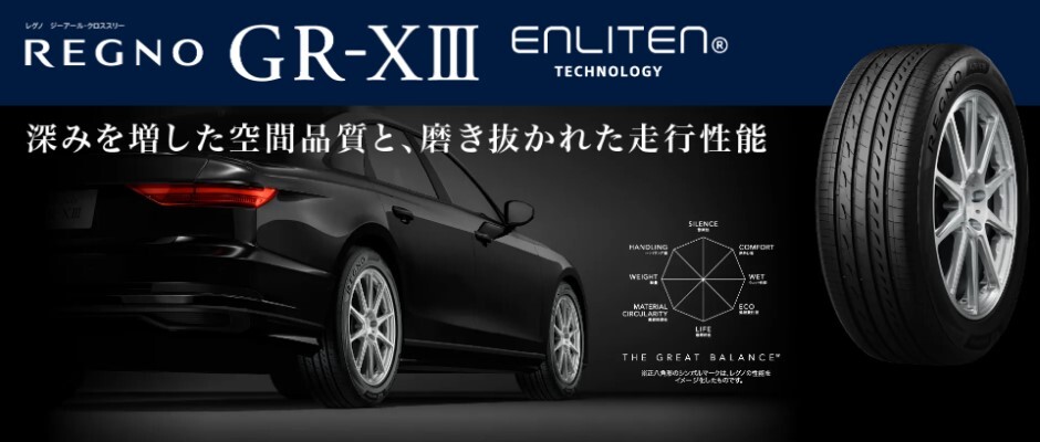 225/60R17 99H 4本セット ブリヂストン レグノ GR-X3 RV