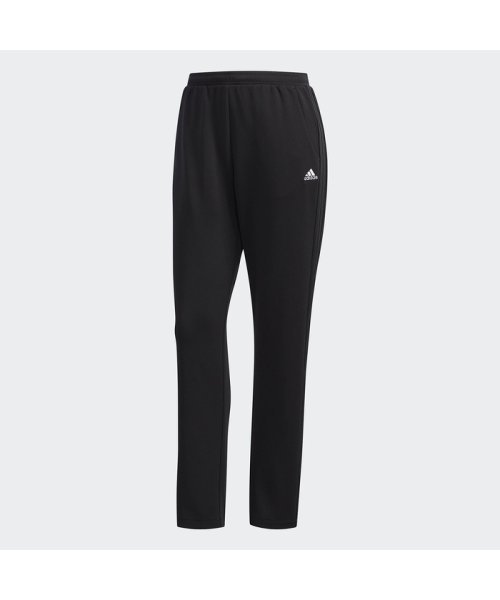 【KCM】Z-adi-316-L★展示品★【adidas/アディダス】レディース　3ストライプウォームアップパンツ　FKJ91-DX9973　ブラック　サイズ L_画像1