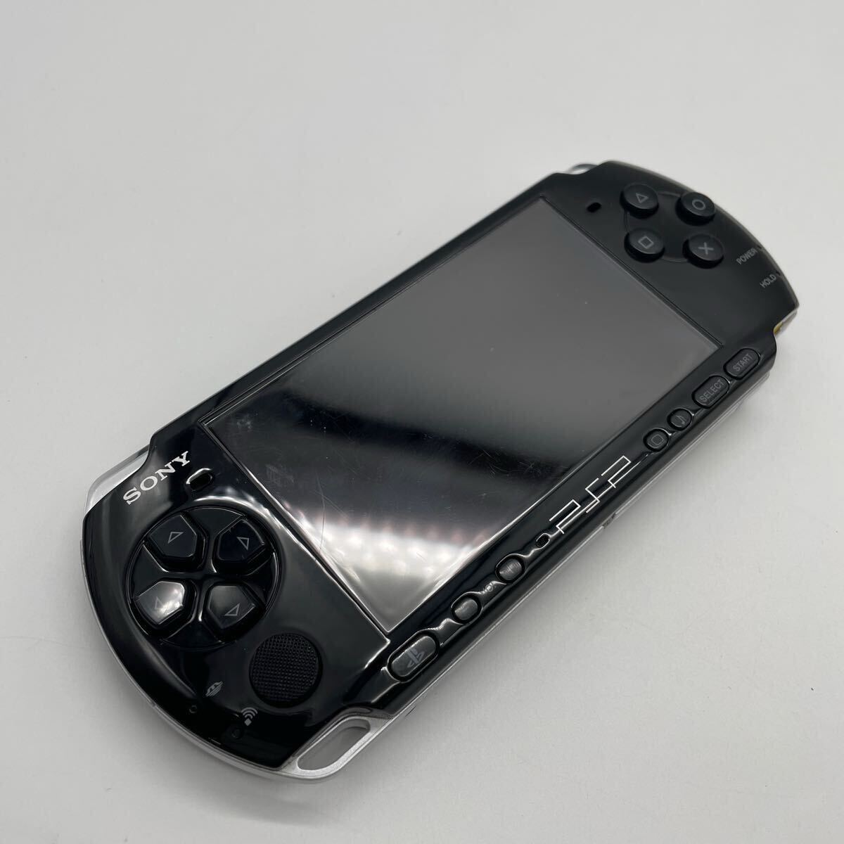 美品》PSP-3000 本体 ハンターズモデル メモリースティック4GB