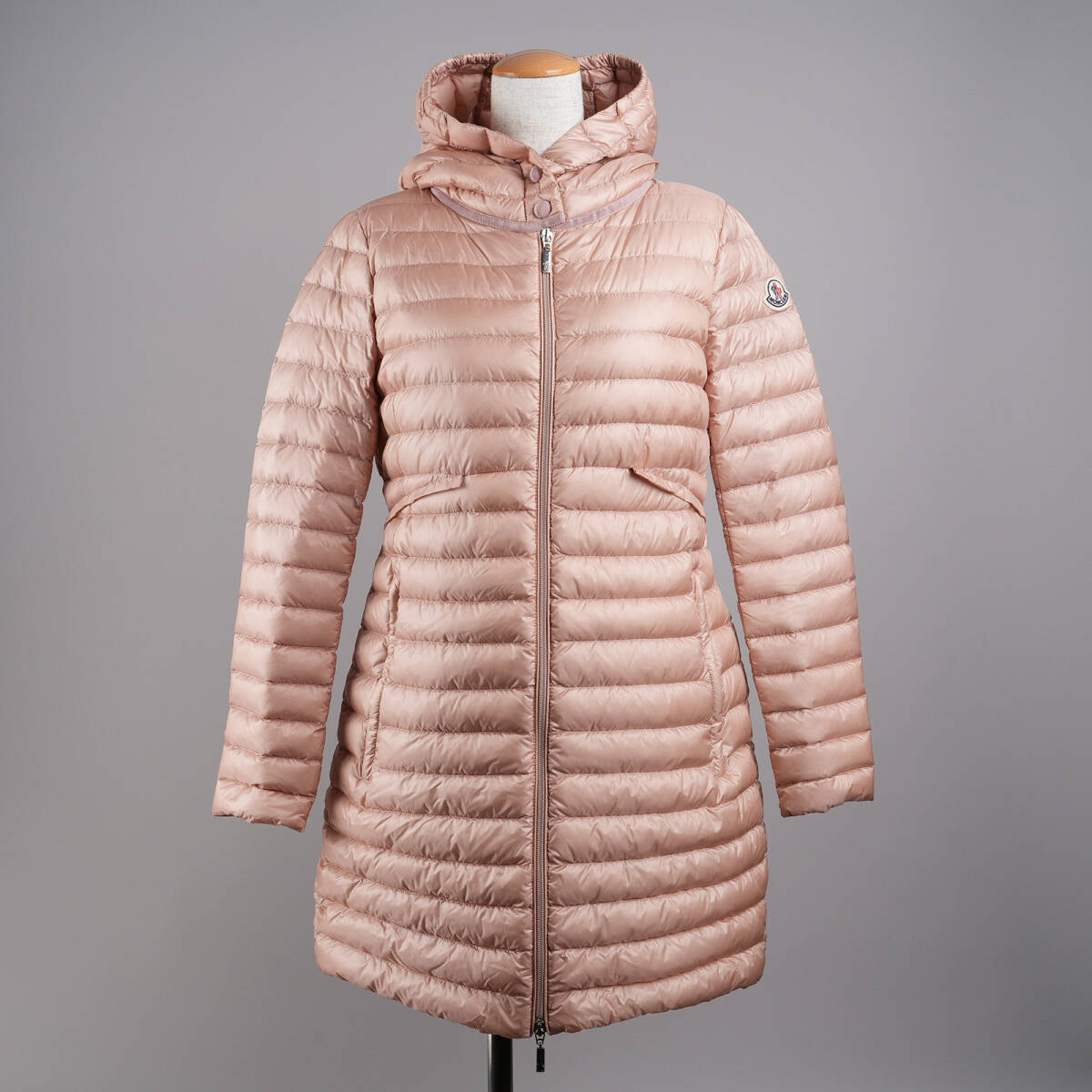 【即決?送料無(wú)料】極美品 [BARBEL]モンクレール [サイズ１] [ピンク] レディース ジャパンタグ MONCLER 