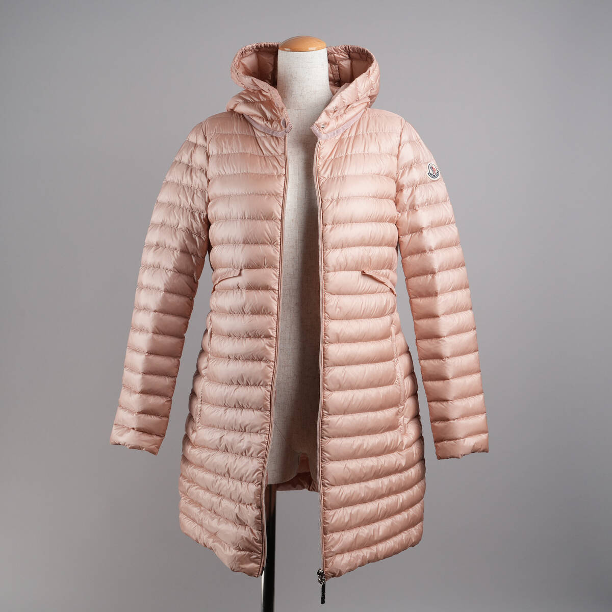 【即決?送料無(wú)料】極美品 [BARBEL]モンクレール [サイズ１] [ピンク] レディース ジャパンタグ MONCLER 