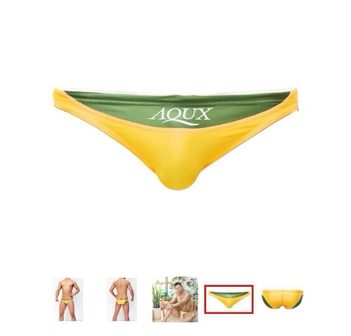 AQUX【新品未使用】完売品⭐︎Big Logo ビキニ水着LLサイズ